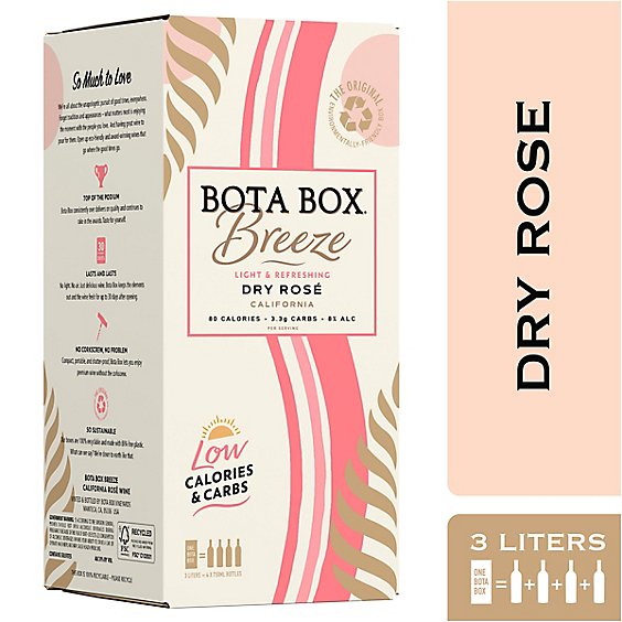 Bota Box Breeze Rose Wine - 3 Liter