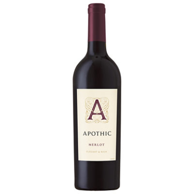 Apothic Merlot Wine - 750 ML - Image 1