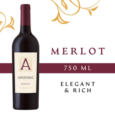 Apothic Merlot Wine - 750 ML - Image 2