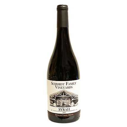 Schmidt Family Vineyards Syrah Wine - 750 ML - Image 1