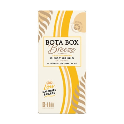 Bota Box Breeze Pinot Grigio White Wine - 3 Liter - Image 2