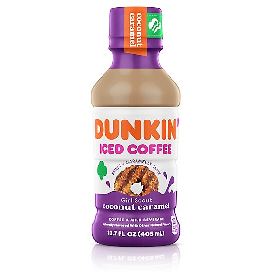Dunkin Coconut Caramel Iced Coffee - 13.7 FZ