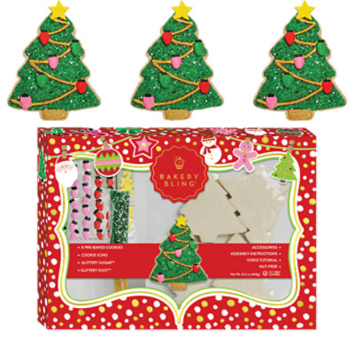 Christmas Tree Designer Cookie Kit – Bakery Bling