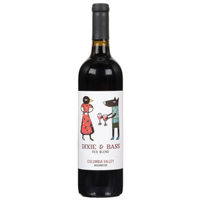 Dixie & Bass Columbia Valley Red Blend Wine - 750 Ml - Image 1