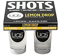 Liqs Lemon Drop Shot 4pk - 4-50 ML