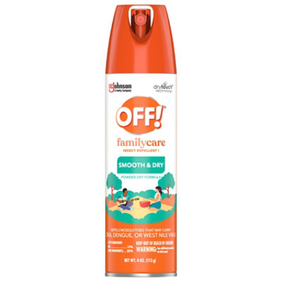 Off! Familycare Insect Repellent Smooth & Dry Aerosol Spray - 4 Oz - Image 1