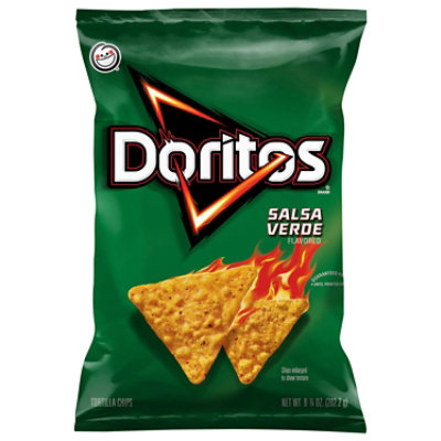 Doritos Tortilla Chips Salsa Verde - 9.25 Oz