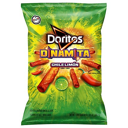 Doritos Dinamita Tortilla Chips Chile Limon - 10.75 OZ - Image 3