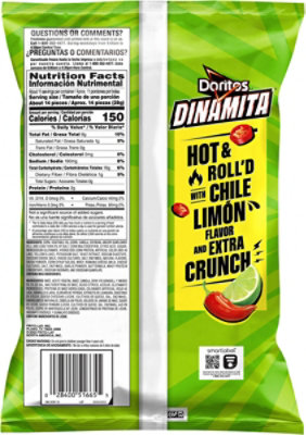 Doritos Dinamita Tortilla Chips Chile Limon - 10.75 OZ - Image 6