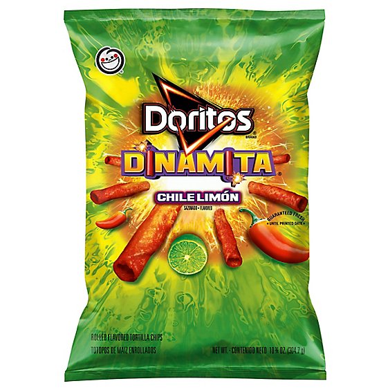 Doritos Dinamita Tortilla Chips Chile Limon - 10.75 OZ