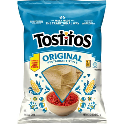 Tostitos Original Restaurant Tortilla Chips  - 12 Oz