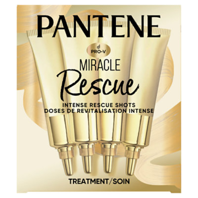 Pantene Pro V Dry Hair Treatment Intense Rescue Shots - 2 Fl. Oz. - Image 1
