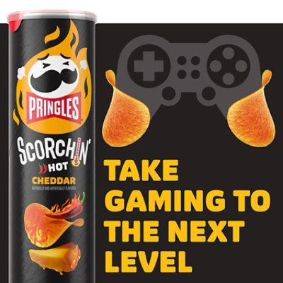 Pringles Scorchin Potato Crisps Chips Cheddar Spicy Snacks - 5.5 Oz - Image 6