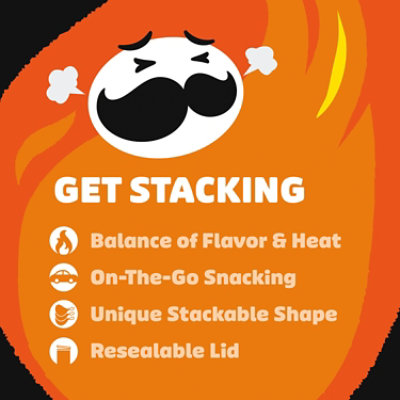 Pringles Scorchin Potato Crisps Chips Cheddar Spicy Snacks - 5.5 Oz - Image 7