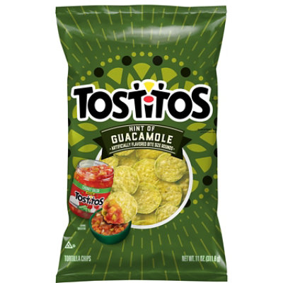 Tostitos Bite Size Tortilla Chips Hint Of Guacamole - 11 OZ