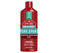 Old Spice Pure Sport 2in1 Shampoo and Conditioner for Men - 13.5 Fl. Oz.