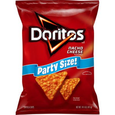 DORITOS Tortilla Chips Nacho Party Size - 14.5 OZ - Image 1