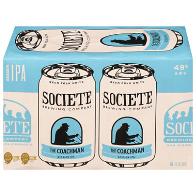 Societe The Coachman Session Ipa In Cans - 6-12 FZ