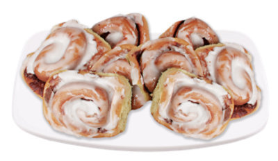 Cream Cheese Iced Cinnamon Rolls 8 Count - Each - Image 1