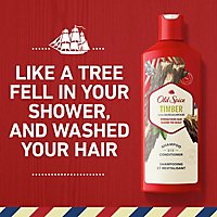 Old Spice Shampoo And Conditioner 2in1 For Men Timber With Sandalwood - 13.5 Fl. Oz. - Image 3