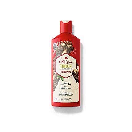 Old Spice Shampoo And Conditioner 2in1 For Men Timber With Sandalwood - 13.5 Fl. Oz. - Image 6