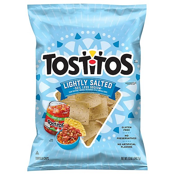 Tostitos Tortilla Chips Lightly Salted Restaurant Style - 13 Oz