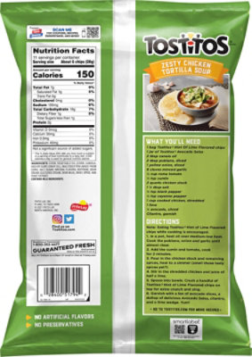 Tostitos Tortilla Chips Restaurant Style Hint Of Lime - 11 OZ - Image 5