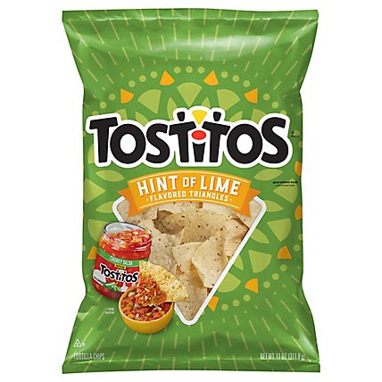 Tostitos Tortilla Chips Restaurant Style Hint Of Lime - 11 OZ - Image 1