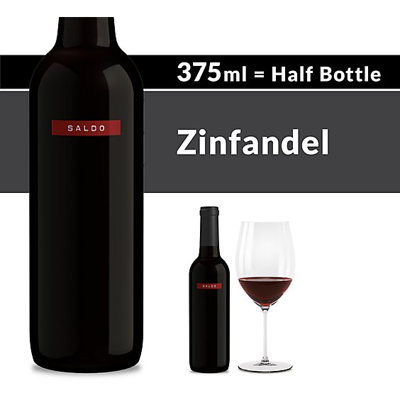 Saldo Zinfandel Red Wine by The Prisoner Wine Company - 375 Ml