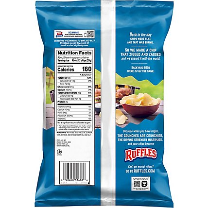 Ruffles Potato Chips Original - 8.5 OZ - Image 6