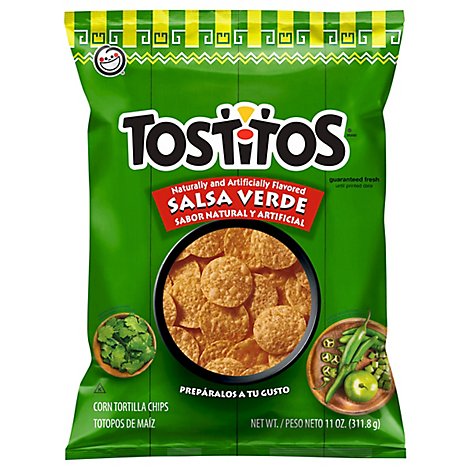 Tostitos Tortilla Chips Salsa Verde - 11 OZ