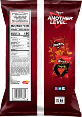 DORITOS Tortilla Chips Spicy Nacho Party Size - 14.5 OZ - Image 6