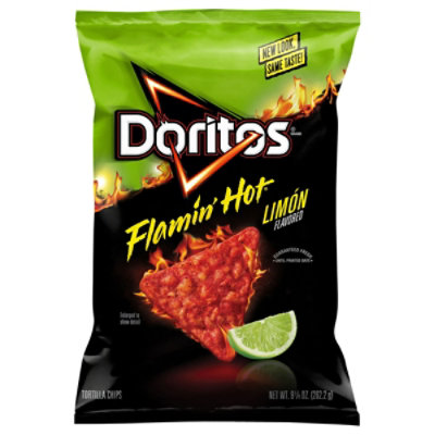 Doritos Tortilla Chips Flamin Hot Limon - 9.25 OZ - Image 1