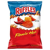 Ruffles Potato Chips Flamin Hot - 8 OZ - Image 1