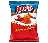 Ruffles Potato Chips Flamin Hot - 8 OZ