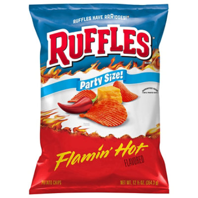 Ruffles Potato Chips Flamin Hot - 12.5 OZ - Image 2