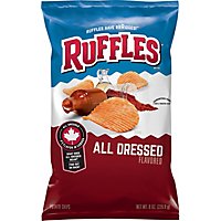 Ruffles Potato Chips All Dressed Flavored - 8 OZ - Image 2