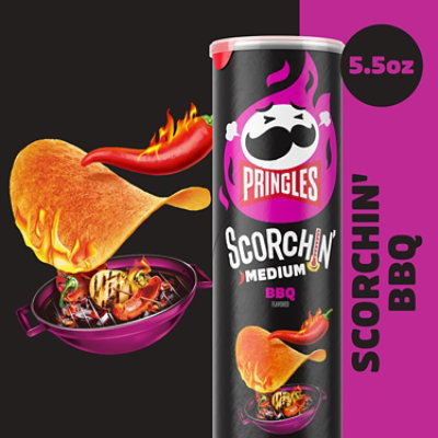 Pringles Potato Crisps Chips Lunch Snacks BBQ - 5.5 Oz - Image 3