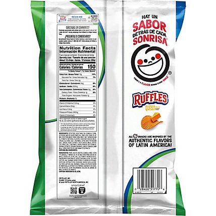 Ruffles Potato Chips Queso 8 Ounce - 8 OZ - Image 6