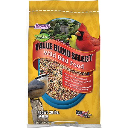 Value Blend Wild Bird Food - 20 LB - Image 1