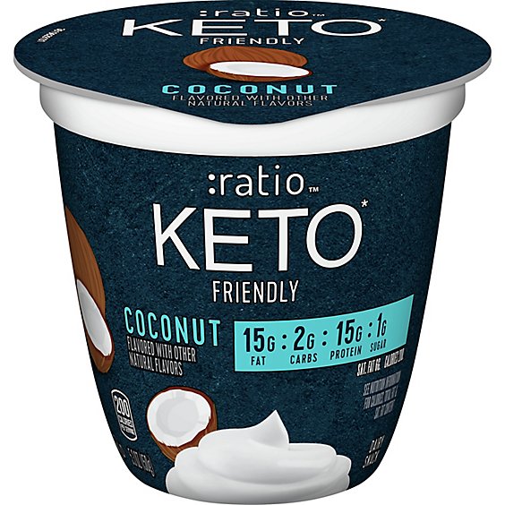 Ratio Keto Friendly Coconut Dairy Snack - 5.3 OZ