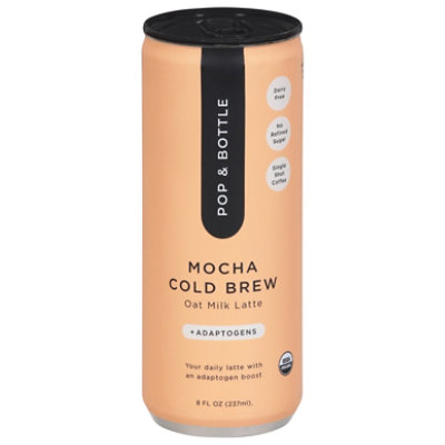 Pop & Bottle  Mocha Oat Milk Latte - 8 OZ - Image 3