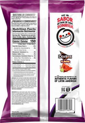 Doritos Tortilla Chips Flamas Flavored - 9.25 Oz - Image 5