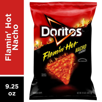 Doritos Tortilla Chips Flamin Hot Nacho - 9.25 OZ - Image 2