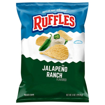 Ruffles Potato Chips Jalapeno Ranch - 8 OZ - safeway