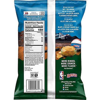 Ruffles Potato Chips Jalapeno Ranch - 8 OZ - Image 6