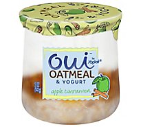 Oui By Yoplait Apple Cinnamon Yogurt & Oatmeal - 5 OZ