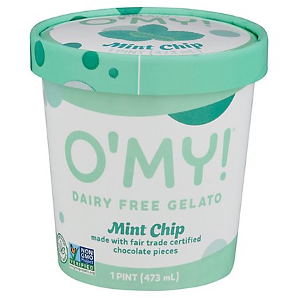 Omy Dairy Free Gelato Mint Chip - 1 PT - Image 3