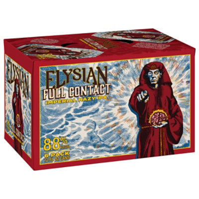 Elysian Full Contact Imperial Hazy IPA Cans - 6-12 Fl. Oz. - Image 2