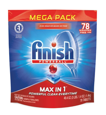 Finish Powerball Max In 1 - 78 CT